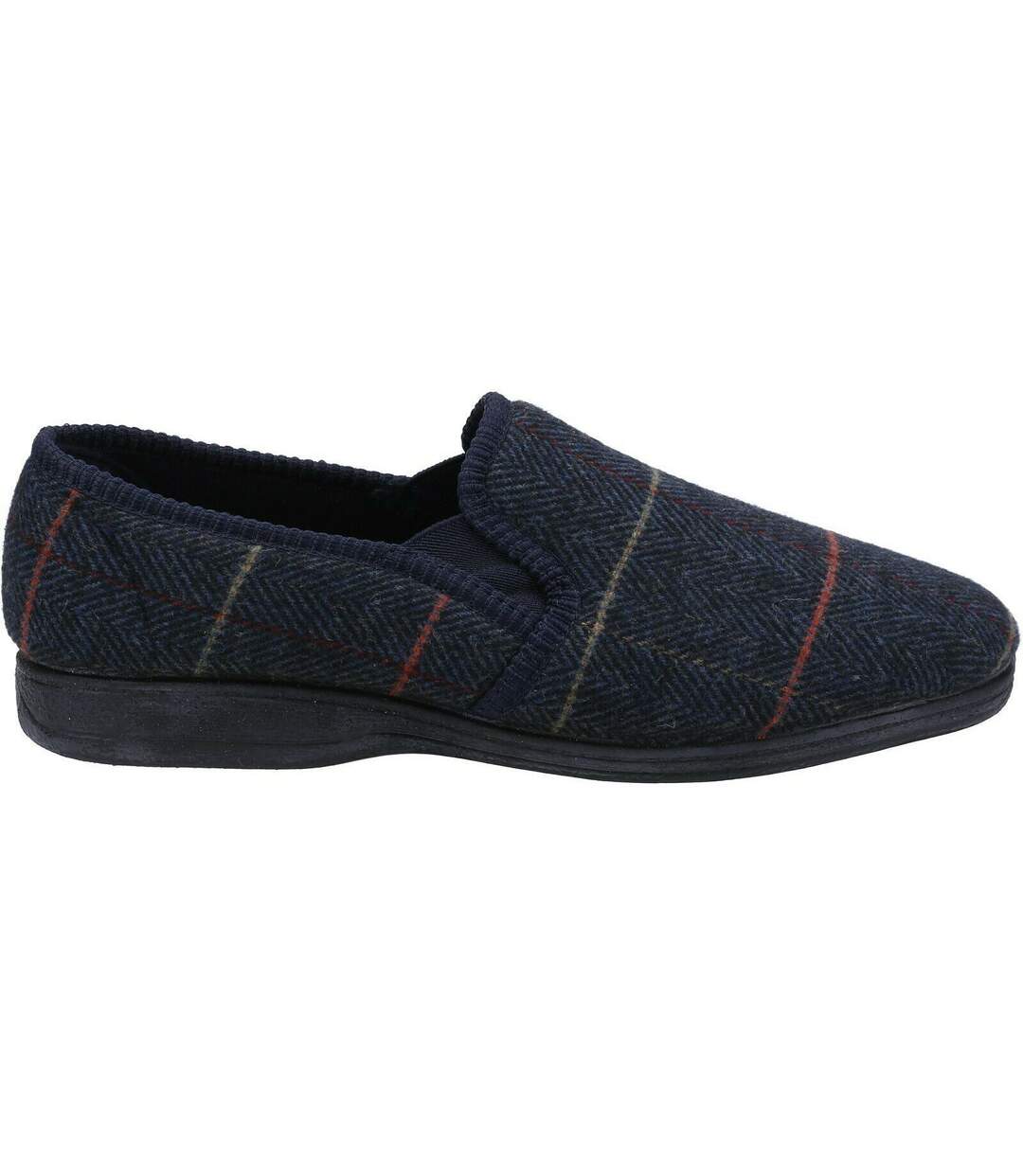 Chaussons mitchell homme bleu marine Fleet & Foster