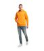 Sweat À Capuche Homme Orange Vif Build Your Brand-1