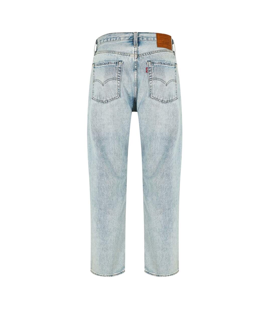 Mens 555 Cotton Denim Relaxed Fit Jeans Baby Blue Levis-2