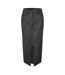 Womens/ladies Coated Regular Maxi Skirt Black Noisy May-1