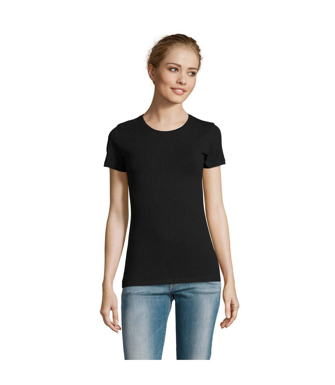 T-shirt Millenium Femme Noir SOLS-1