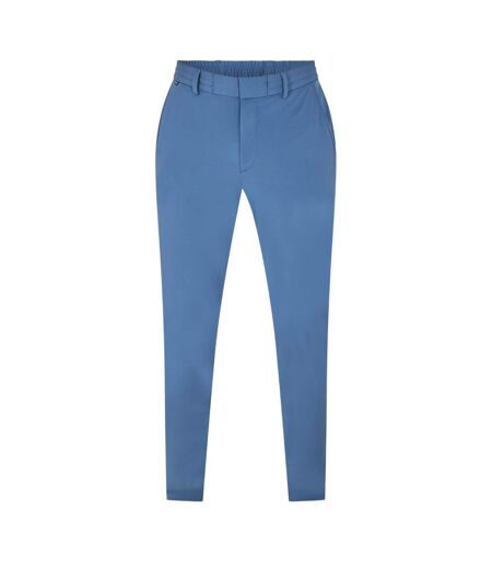 Mens Genius Elasticated Waist Slim Chinos Blue Boss