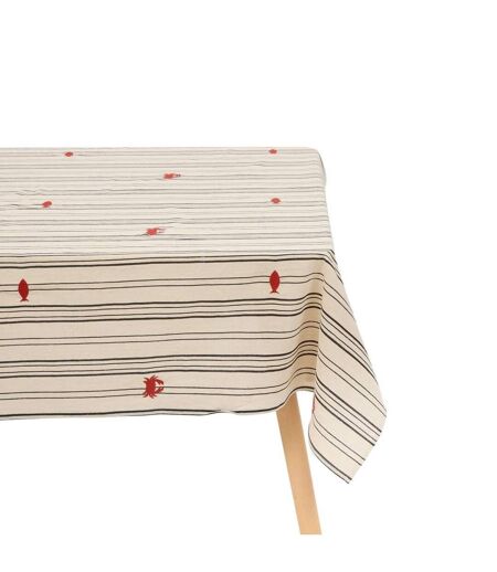 Nappe Brodée Océania 150x250cm Beige