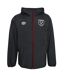 Umbro Mens 23/24 West Ham United FC Showerproof Jacket (Carbon/New Claret)