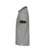 Mens Austin Polo Shirt Grey Melange Clique-3