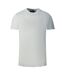 Mens Embossed Logo T-shirt Grey Aquascutum-1