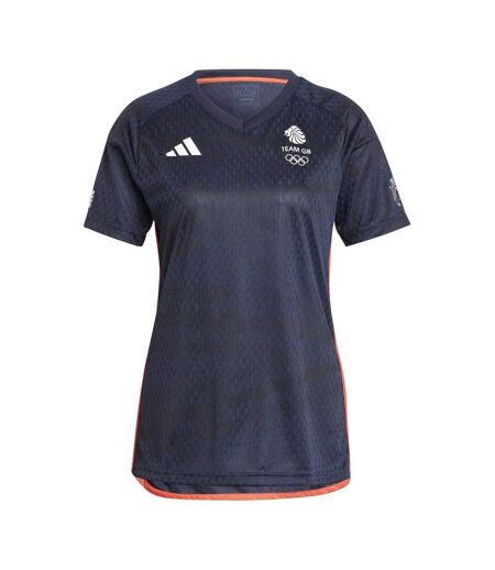 Womens/ladies Team Gb T-shirt Legend Ink Adidas