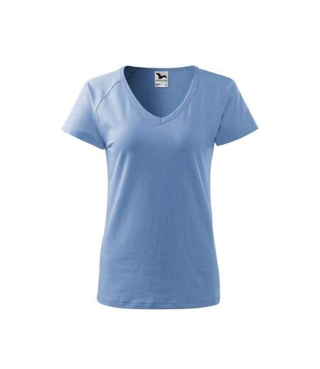 Womens/ladies Dream T-shirt Blue Malfini