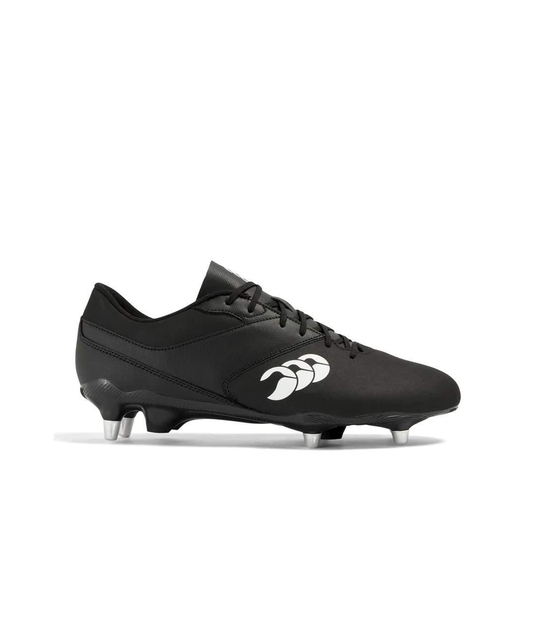 Mens Phoenix Raze 2023 Soft Ground Rugby Boots Black White Canterbury-3