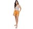 Short de plage CAURY motif fleuri jaune lumineux Coton Du Monde-1