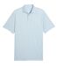 Mens Cloudspun Polo Shirt White Blue Puma-2