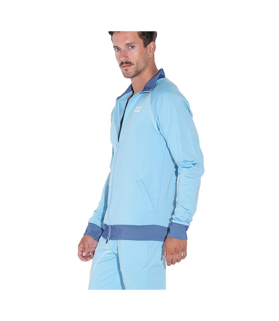 Sweatshirt veste zippée col montant Reflex Code22