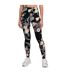 Womens/ladies Meridian Floral Pattern Leggings Black Under Armour-2