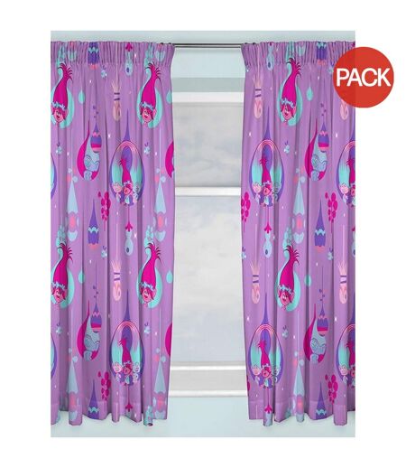 Rideaux 182,88 cm x largeur du rideau: 167,64 cm violet Trolls