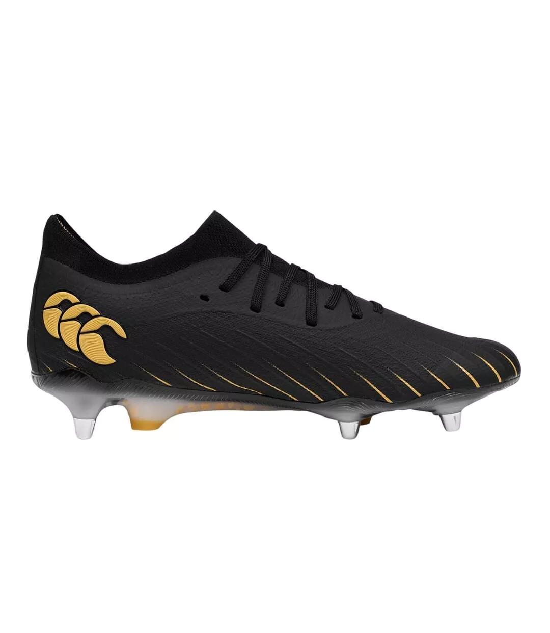 Chaussures De Football Speed Falcon Team Soft Ground Pour Hommes Noir Jaune Or Canterbury-3