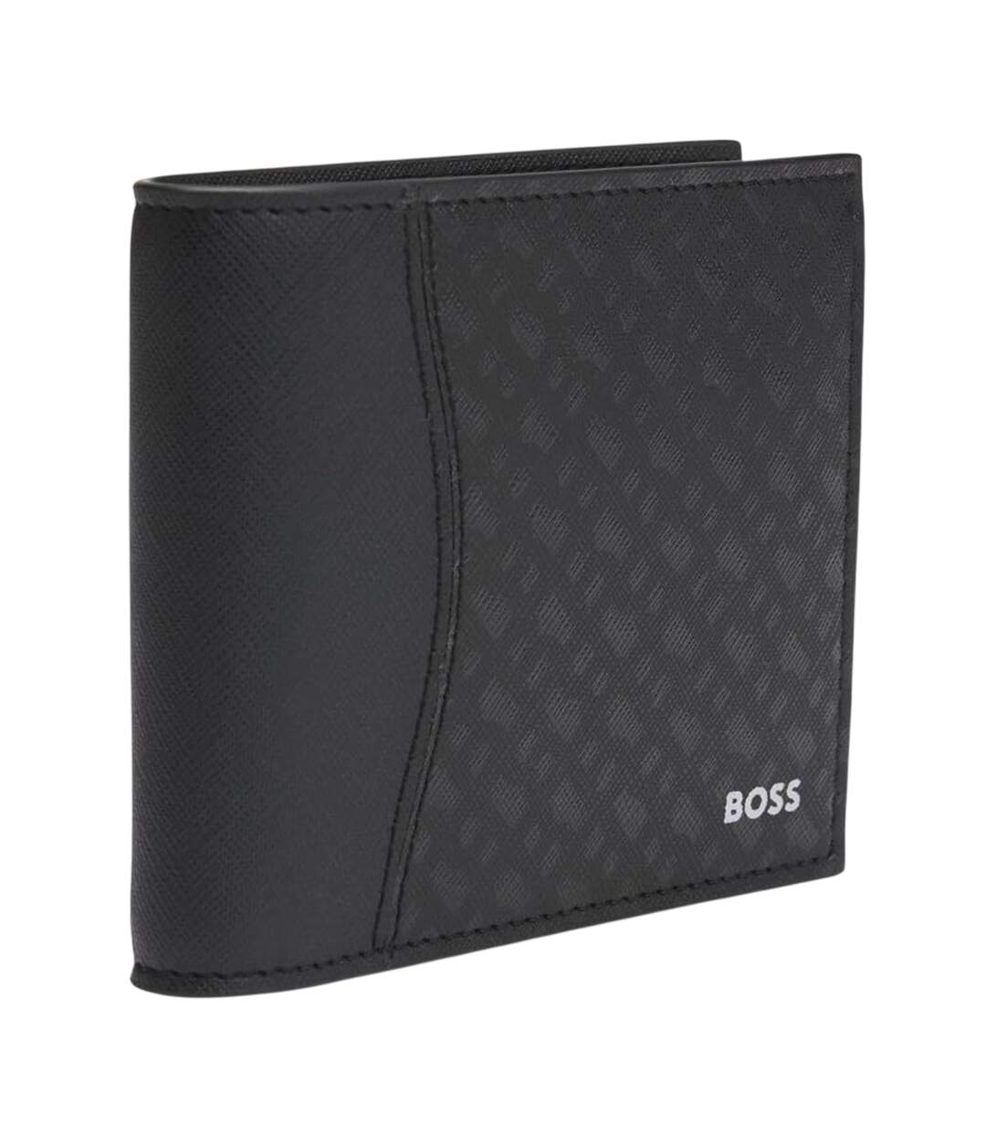 Portefeuille Tous Les Jours Motif/style 2 Plis Taille Unique Noir Boss-2