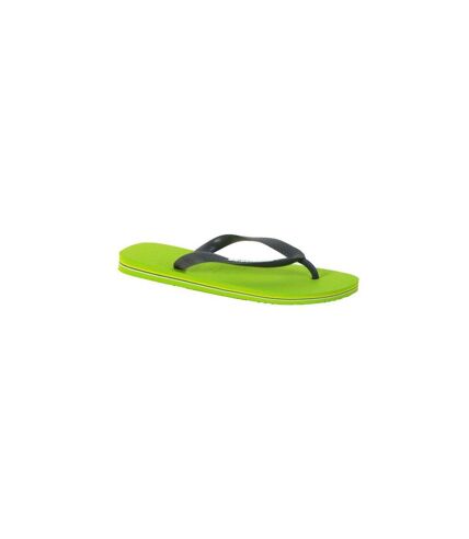 Tong Havaianas H.Brasil Logo Lemon Green   Grey