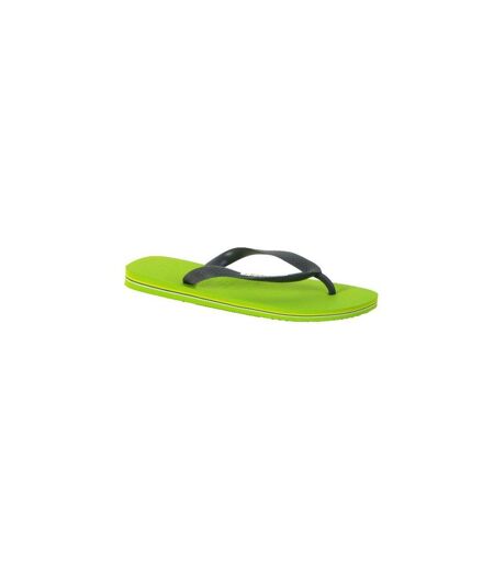 Tong Havaianas H.Brasil Logo Lemon Green   Grey