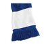 Echarpe Varsity Adulte Taille Unique Bleu Roi Vif Blanc Beechfield-2