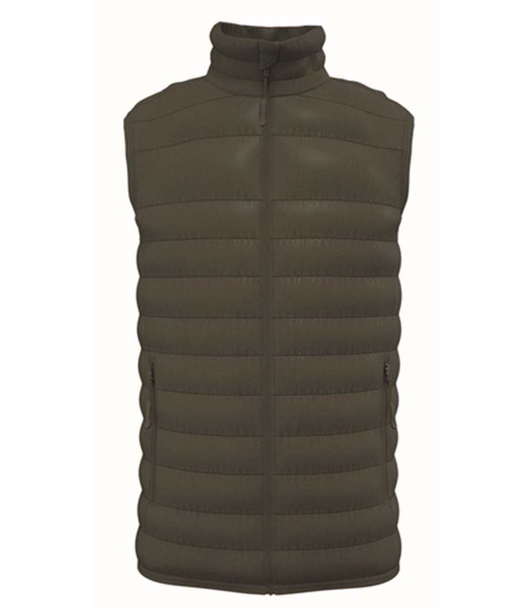 Doudoune sans manches - Homme - IB6172 - vert kaki-2