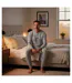 OZABI Pyjama Homme Doublé Polaire Print Brodé-4