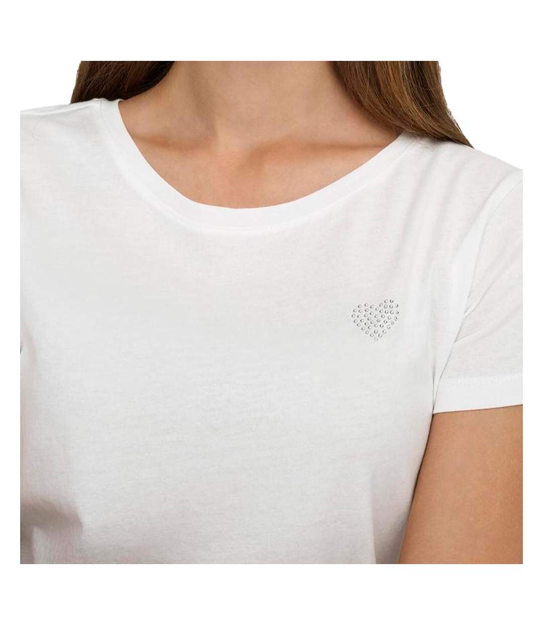 T-Shirt blanc jdy femme jdy detail-2