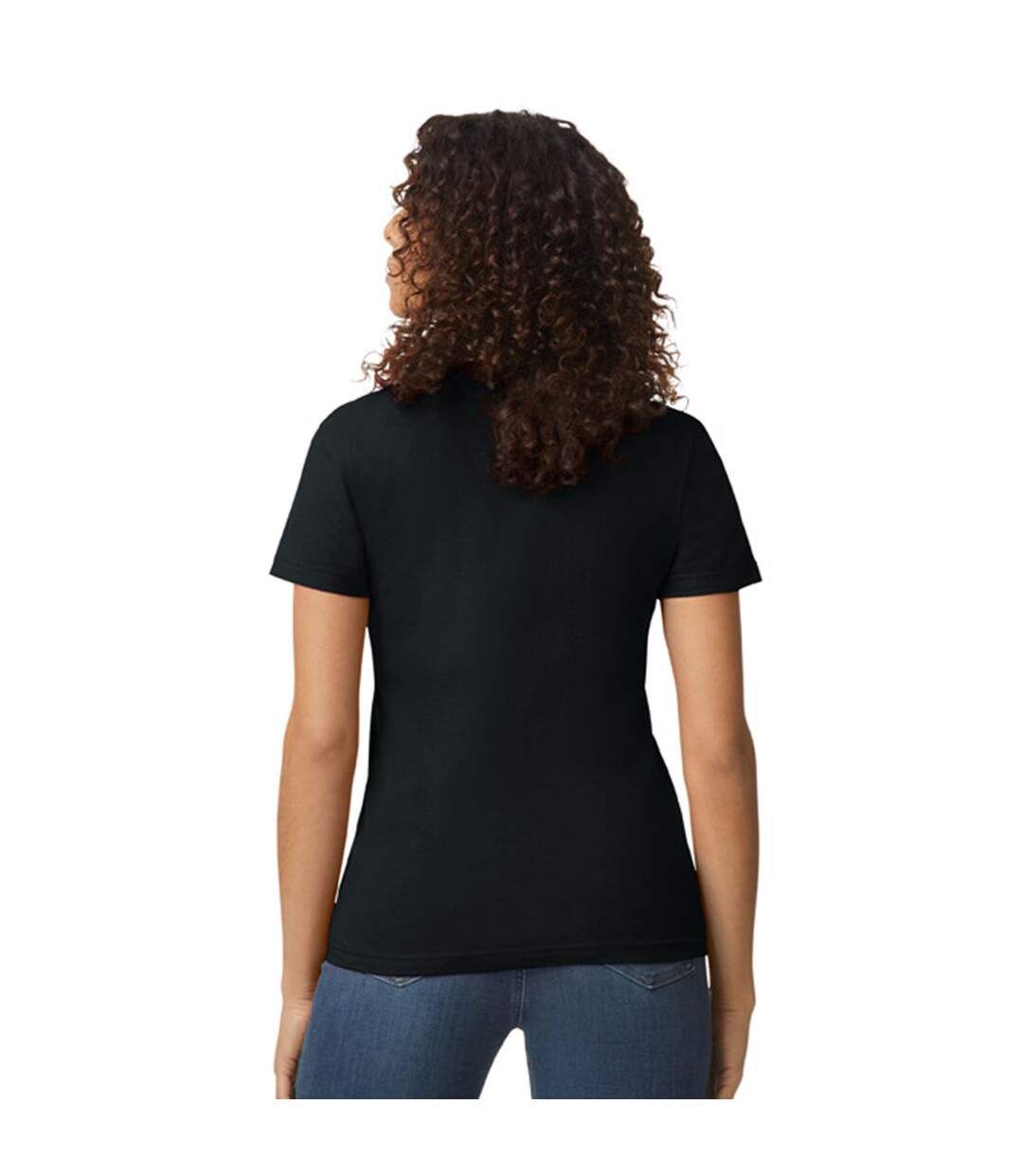T-shirt Softstyle Femme Noir Gildan-2