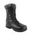 Unisex adult leather composite traction safety boots black Portwest