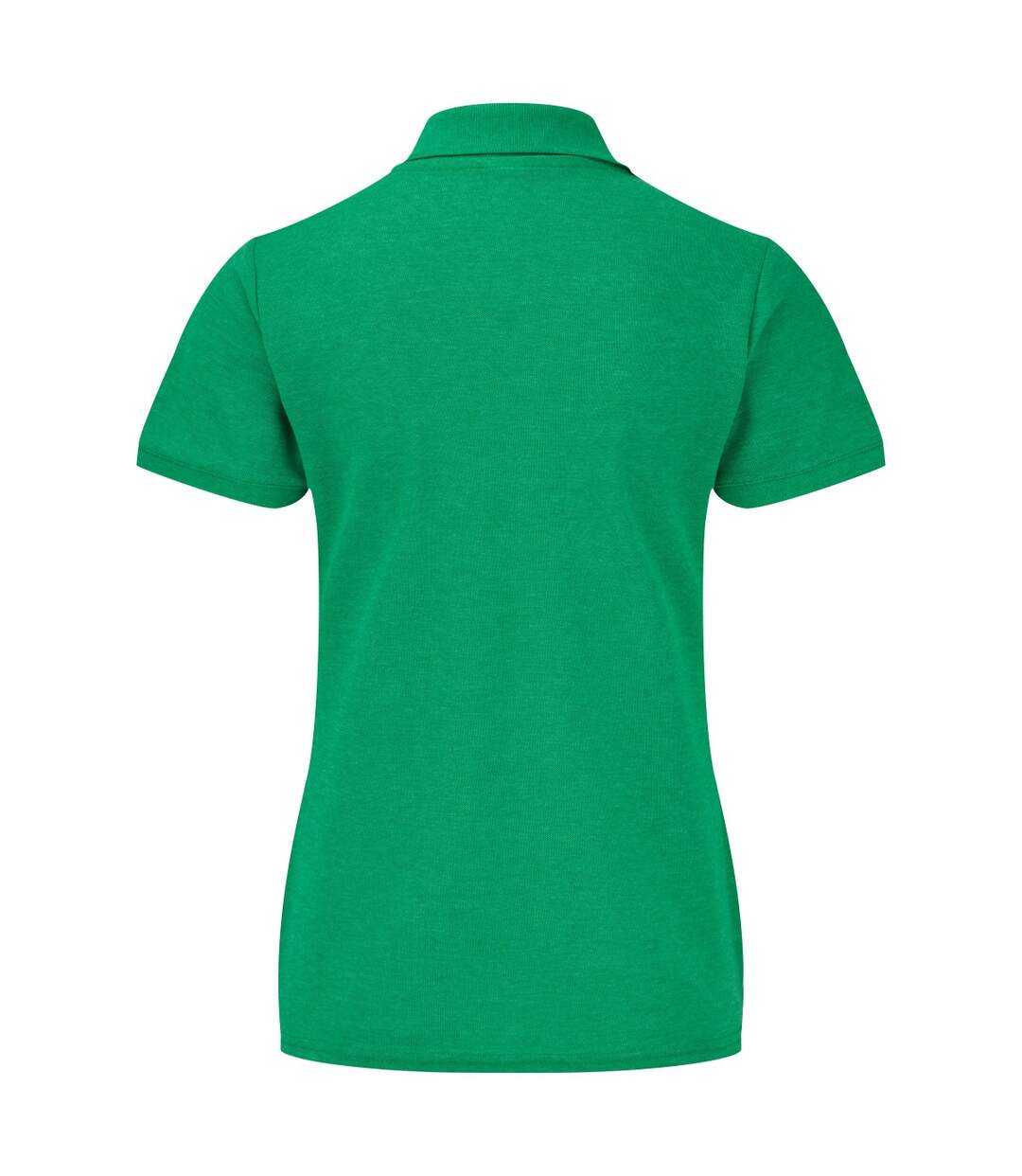 Polo femme vert chiné Fruit of the Loom