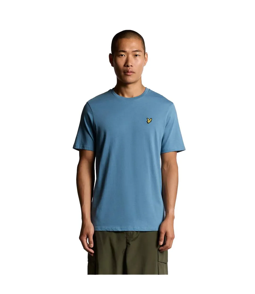 T-shirt Manches Courtes Motif/style Logo Homme Bleu Mer Lyle & Scott-1