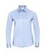 Collection Chemisier À Manches Longues Femme Bleu Clair Russell-2
