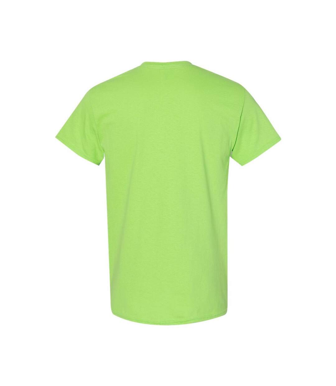 T-shirt Manches Courtes Homme Vert Clair Gildan-2
