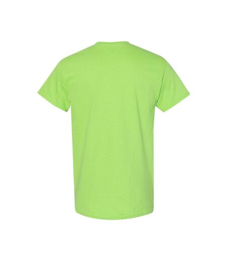 T-shirt Manches Courtes Homme Vert Clair Gildan