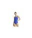 Maillot De Bain 1 Pièce Motif/style 3 Rayures Femme Bleu Vif Adidas-1