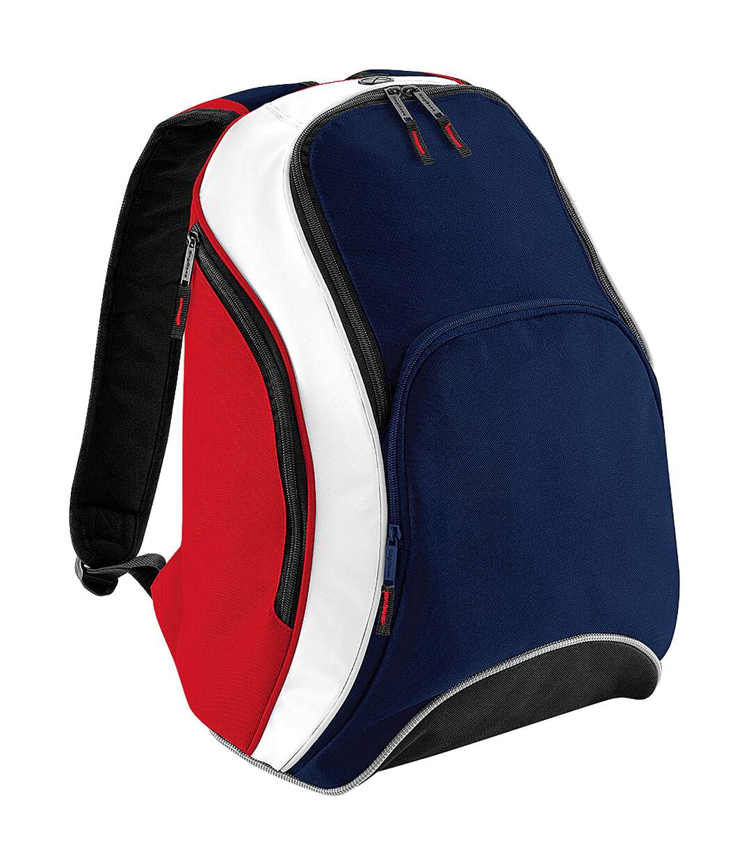 Bagbase Teamwear Backpack / Rucksack (21 Liters) (F Navy/Classic Red/White) (One Size) - UTBC1314