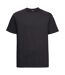 Russell Mens Heavyweight T-Shirt (Black) - UTBC4750