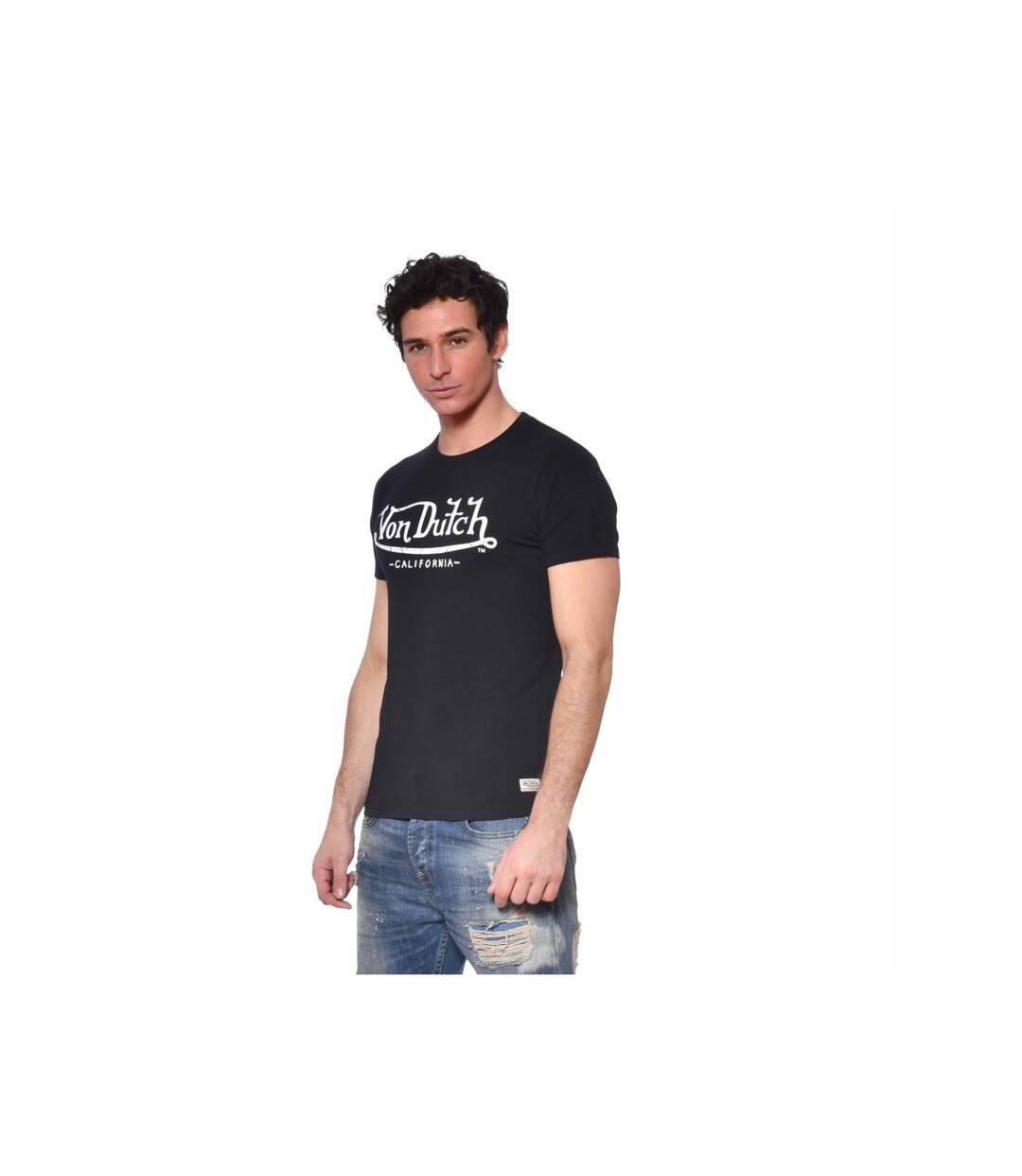 T-shirt Slim Fit Col rond homme Life Vondutch-2