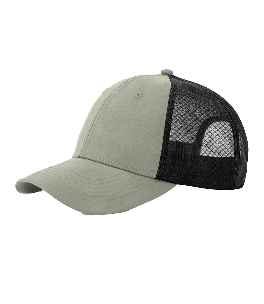 Casquette Trucker Technical Adulte Vert Noir Beechfield-3