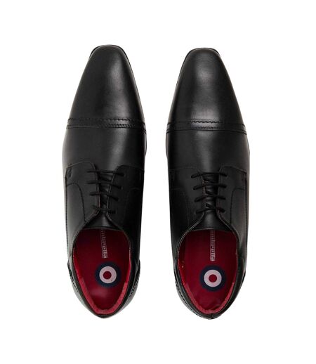 Mens Plain Low Cut Trainers Black Lambretta