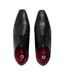 Mens Plain Low Cut Trainers Black Lambretta-3