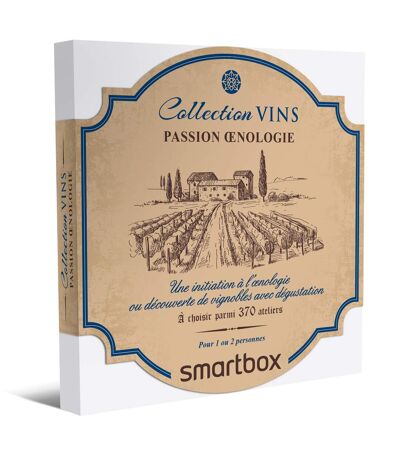 Passion œnologie - SMARTBOX - Coffret Cadeau Gastronomie