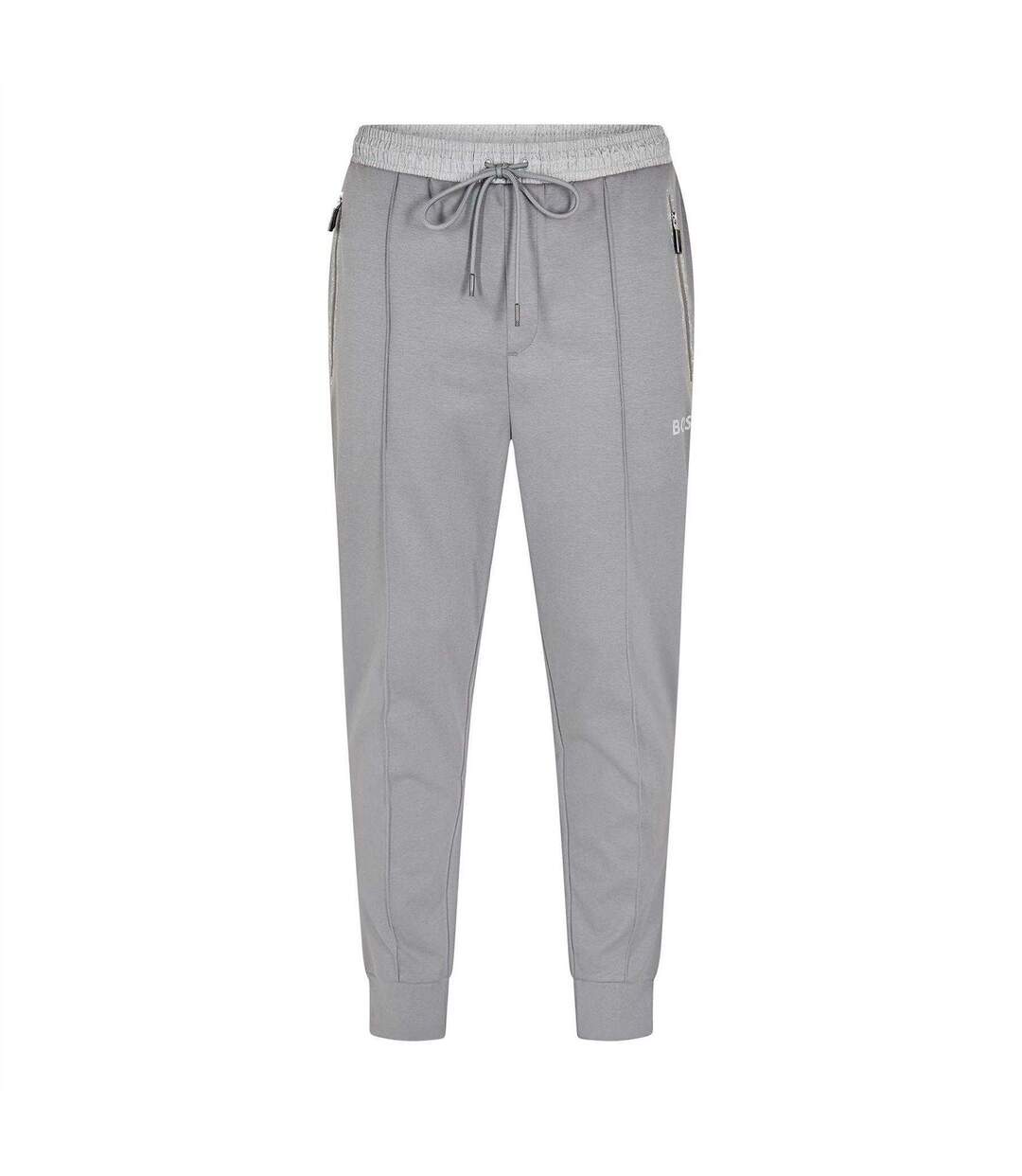 Pantalon De Jogging Hadiko Mirror Homme Gris Moyen Boss-1