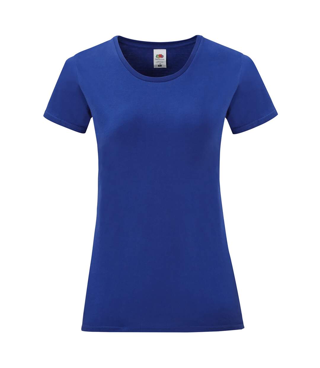 T-shirt manches courtes iconic femme bleu Fruit of the Loom