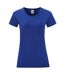 Fruit Of The Loom Womens/Ladies Iconic T-Shirt (Cobalt Blue)