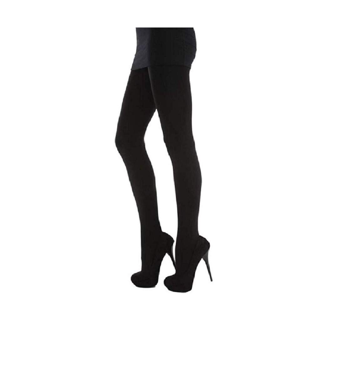 Collants thermiques 300 deniers 1 paire femme noir Silky