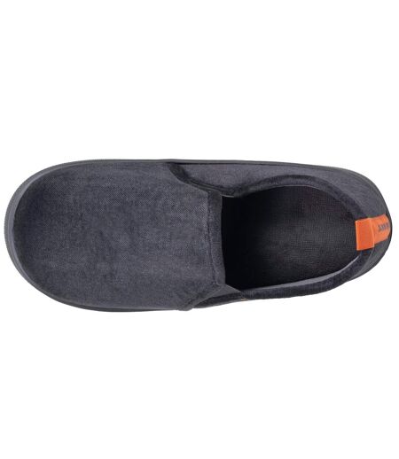 Isotoner Chaussons Charentaises homme velours semelle bloup extra confort