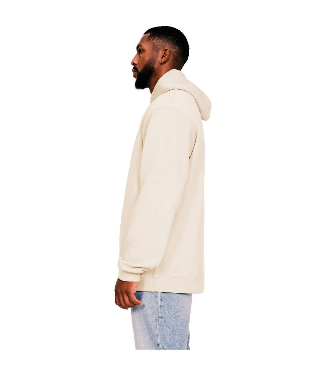 Sweat À Capuche Homme Écru Casual Classics-3