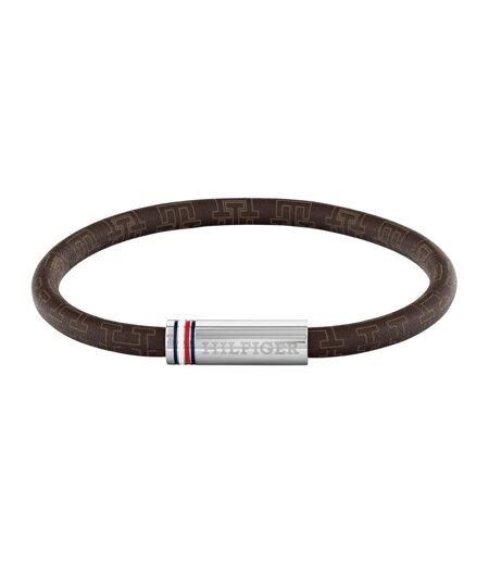 Leather Everyday Bracelet One Size Brown Tommy Hilfiger