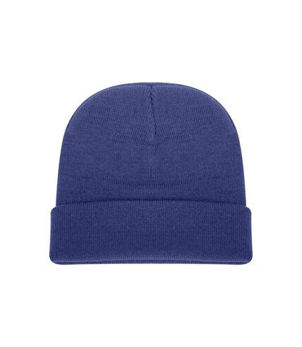 Bonnet tricoté avec revers mixte bleu roi Absolute Apparel