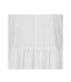 Womens/ladies Long Gathered Dress White Lazy Jacks-3